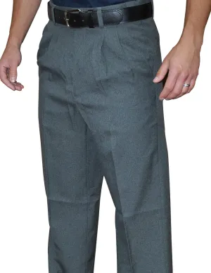 BBS376-Smitty Pleated Plate Pants w/ Expander Waist Band - Available in Heather and Charcoal Grey