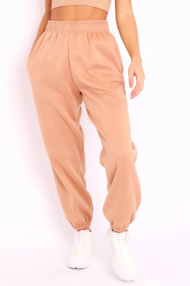 Camel Oversized Joggers - Erica