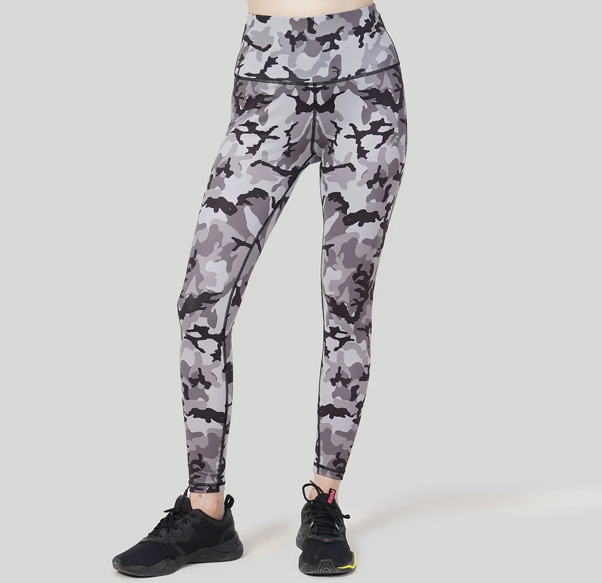 Compression Leggings (Grey Camo)