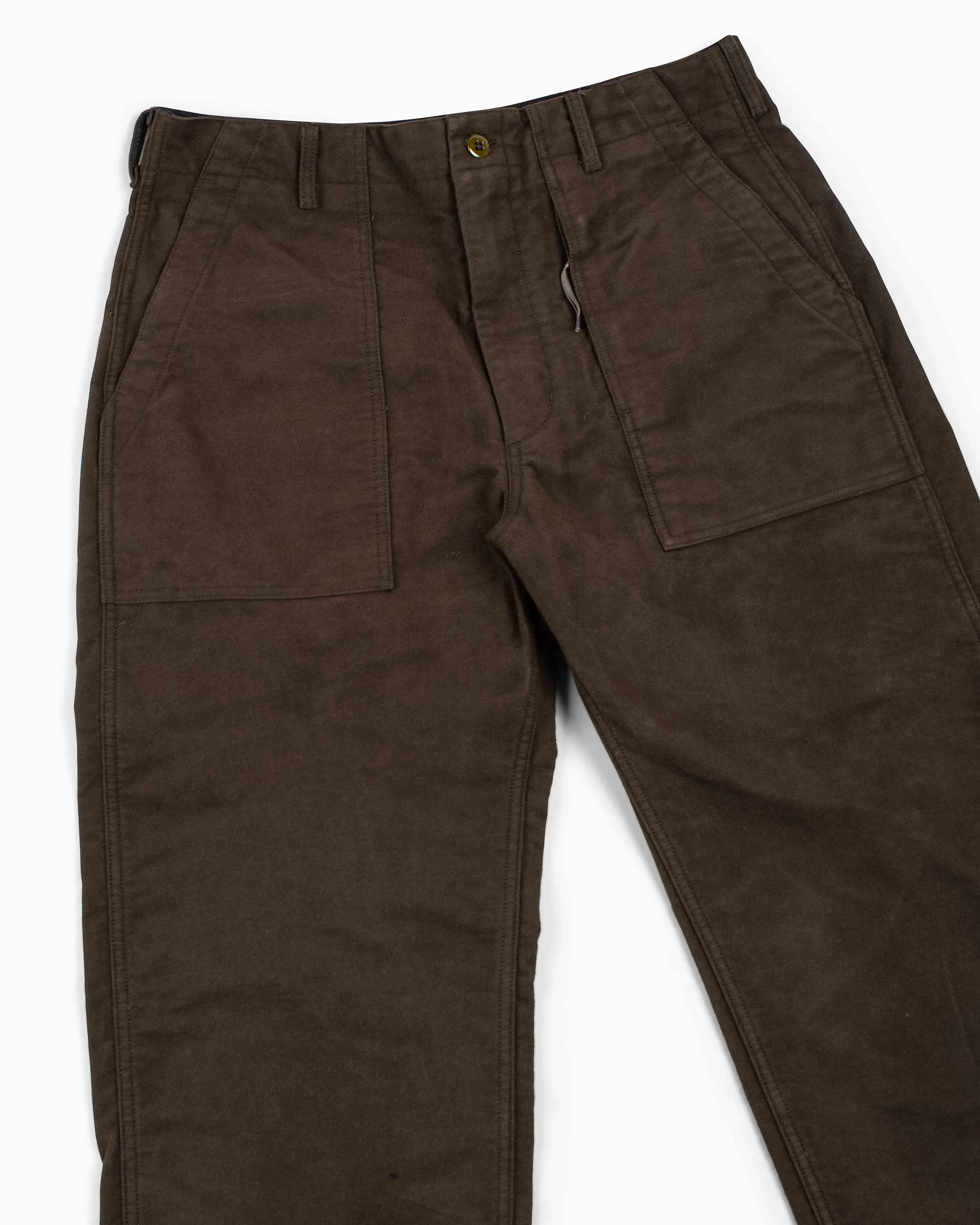 Engineered Garments Fatigue Pant Olive Cotton Moleskin