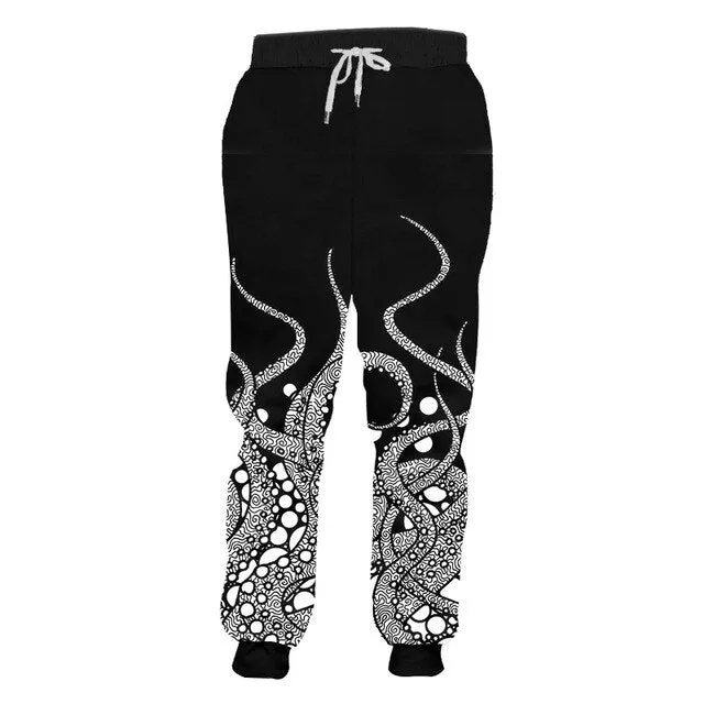 Men's Jogging Pants: Octopus Tentacles