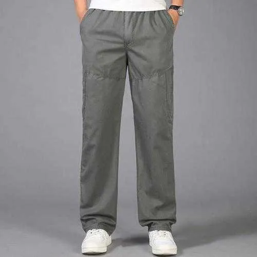 Men's Large Size Loose Washed Sports Trousers