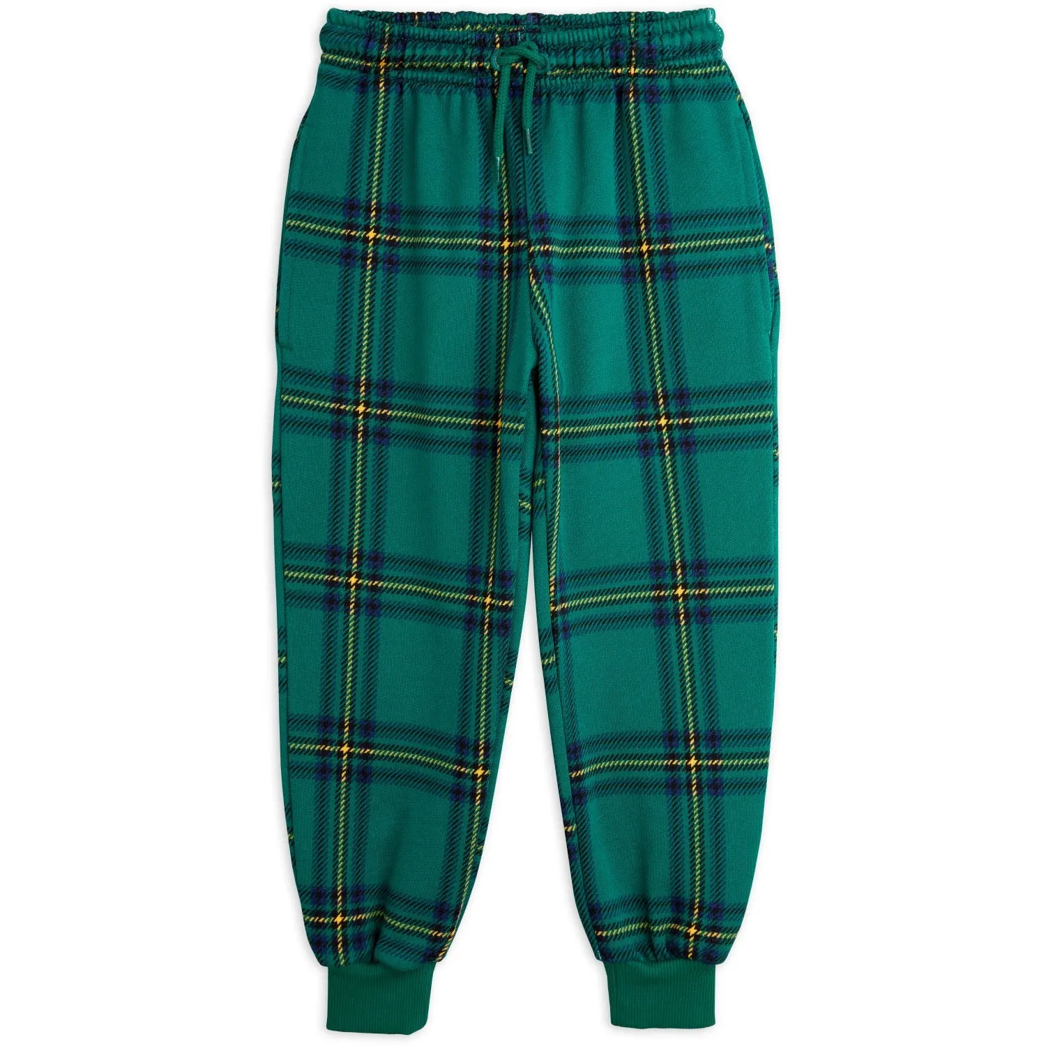 Mini Rodini Green Check Aop Sweatpants