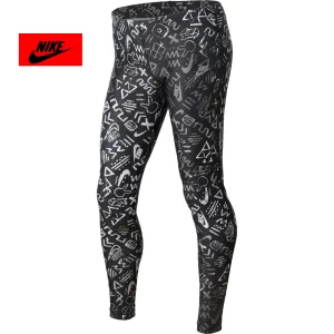 Spodnie NIKE RUN HERITAGE PRNTD TIGHT YTH 589595 010