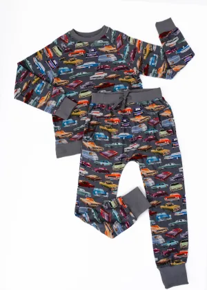 Vintage Cars Jogger Set